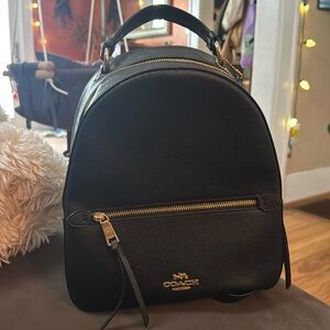 Black Coach Backpack - Mint condition